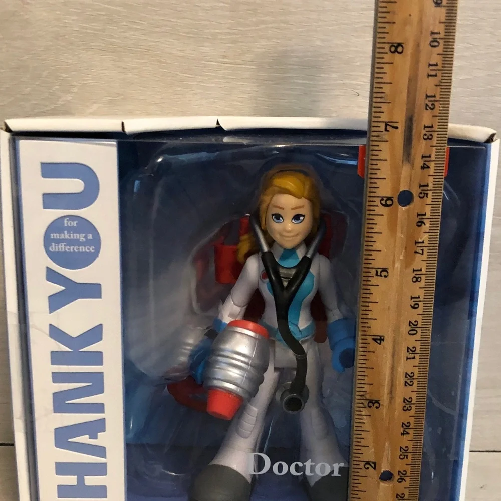 Fisher-Price Thank You Heroes Female Doctor 6” Action Figure NEW in Box NIB READ